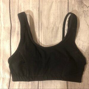Jockey black sports bra
